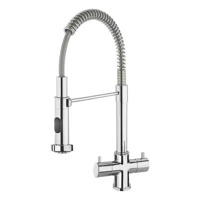 Franke Varzo Twin Lever Spring Chrome Tap