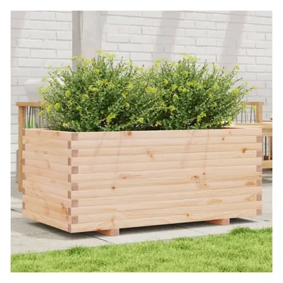 vidaXL Garden Planter 110x60x49.5 cm Solid Wood Pine