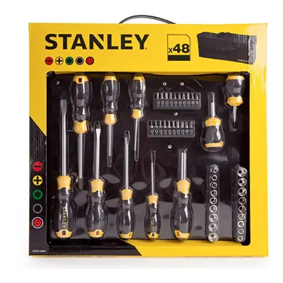 Stanley Screwdriver 48pc Socket and Bit Set with Bag