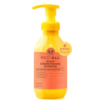 MEDIALL Scalp Strengthening Shampoo Fresh Citrus 10.14 fl. oz. - Purifying Hair Loss Shampoo for