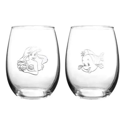 Disney Classics Collectible Stemless Tumbler Glass Sets Ounces Set of Bambi