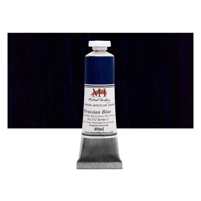 Michael Harding Artist Oil Colours Prussian Blue 40ml Tube