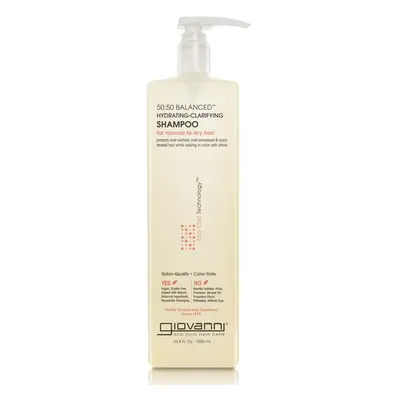 GIOVANNI Balanced Hydrating Clarifying Shampoo oz Leaves Hair pH Balanced Clean Ideal for OverPr