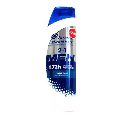 Head & Shoulders Shampoo Men 225ml (Pack 6)