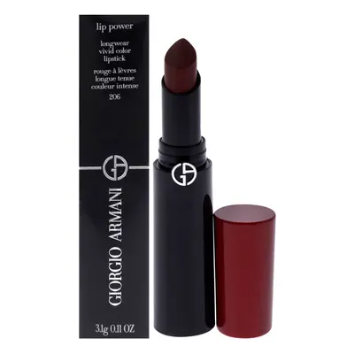 Giorgio Armani Lip Power Longwear Vivid Color Lipstick - Cedar for Women 0.11 oz Lipstick