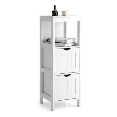 3-Tier Bathroom Floor Cabinet Sideboard W/ Removable Drawers