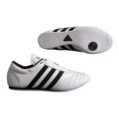 adidas SM-II Low Cut Sneaker Sneaker (White with Black Stripes) - Size