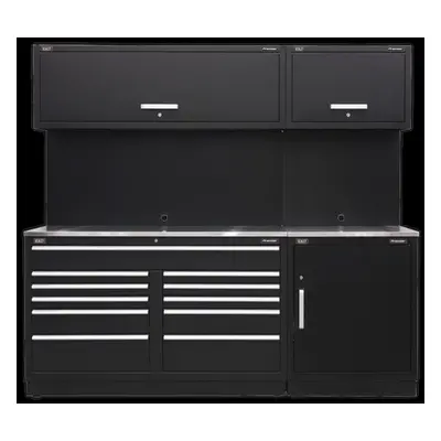 Premier 2.3m Storage System - Stainless Worktop