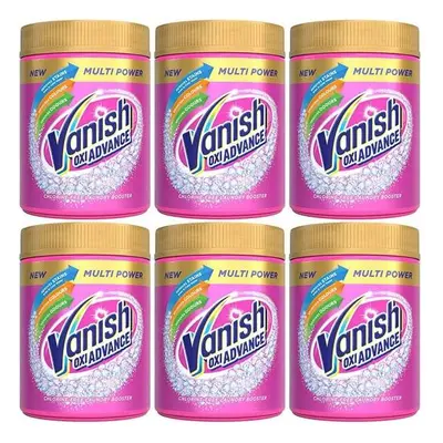 Vanish Oxi Action Powder Fabric Stain Remover Brighten Colour 470g(9895) (Pack of 6)