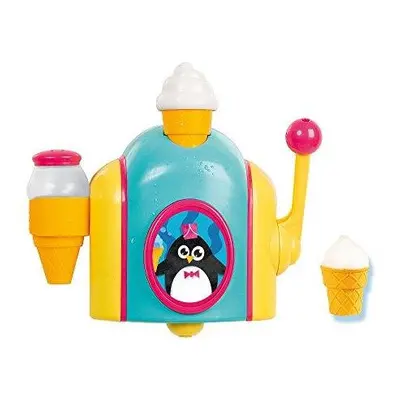 TOMY Toomies Foam Cone Factory Baby Bath Toy | Ice Cream Themed Bubble Making Toy | Kids Water P