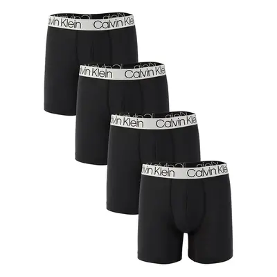 Calvin Klein Men`s Microfiber Boxer Briefs Pack (Black(NP2431-001)/Silver X-Large x-l)