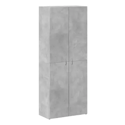 (concrete grey) vidaXL Office Cabinet Filing Folder Organiser Storage Cabinet Engineered Wood