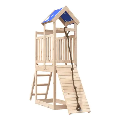 vidaXL Outdoor Playset Garden Playhouse Playground Equipment Solid Wood Pine