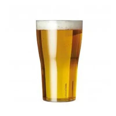 (Case of 100) Unbreakable polycarbonate pint glasses