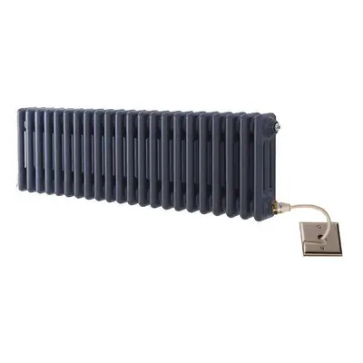 (1000mm) Traditional Anthracite Column Electric Radiators 300mm high