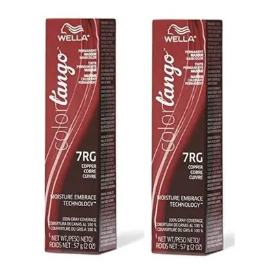 (7RG â pack of ) Wella Color Tango 7RG Copper Permanent Haircolor