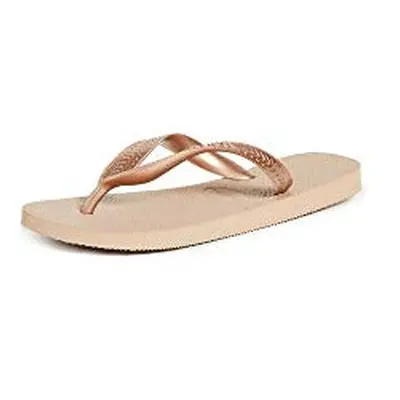 Havaianas Women's Top Tiras Flip Flop Sandal Rose Gold