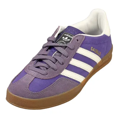 (5) adidas Gazelle Indoor Mens Fashion Trainers in Purple