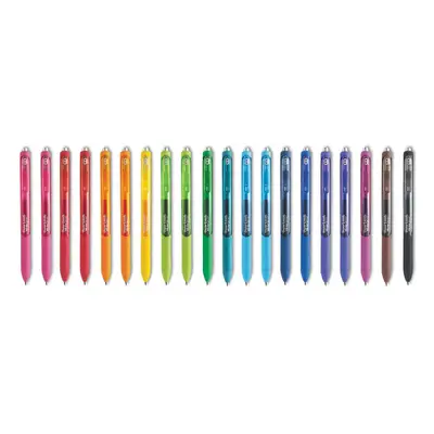 Inkjoy Gel Retractable Pen 0.7mm Assorted Ink 20/pack