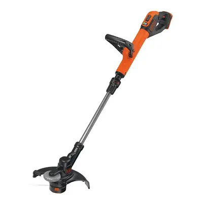 STC1820PCB-XJ 18V 28cm Grass String Trimmer-Bare Unit (Battery not Included), V, Black/Orange