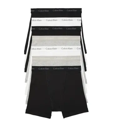 Calvin Klein Men's Cotton Classics 7-Pack Boxer Brief Black Grey