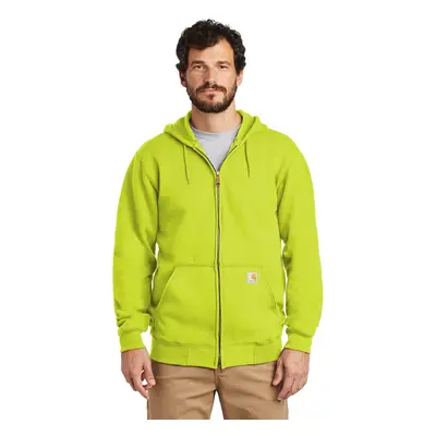 Carhartt Men's Loose Fit Midweight Full-Zip Sweatshirt Brite Lime X