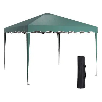 Outsunny 3x3(m) Pop Up Gazebo Marquee Tent for Garden w/ Carry Bag Green