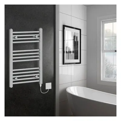 (700x450mm - 100W) WarmeHaus Electric Straight Heated Towel Rail