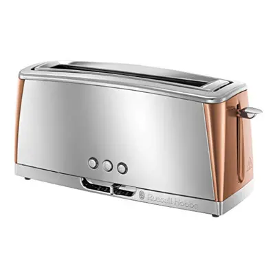 Russell Hobbs Long Slot Slice Luna Toaster with faster toasting Technology (6 Browning levels,) 