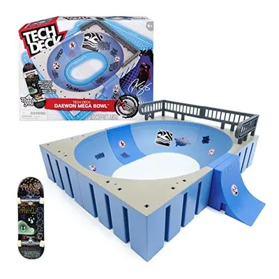 Tech Deck, Daewon Mega Bowl, X-Connect Park Creator, Customizable and Buildable Ramp Set with Ex