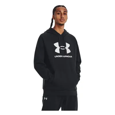 Under Armour Men's Rival Fleece Logo Hoodie (001) Black / / White Me