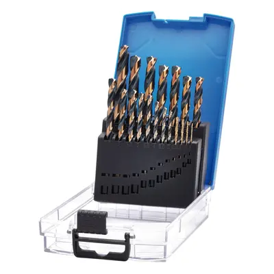 Draper HSS TURBO DRILL BIT SET 19PCS HSS Turbo Titanium Drill Bit Set (19 Piece)