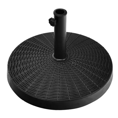 Rattan Umbrella Base 22kg Umbrella Stand W/ Adjustable Sizes