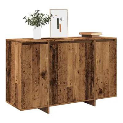 vidaXL Sideboard Cupboard Storage Cabinet Highboard Old Wood Engineered Wood