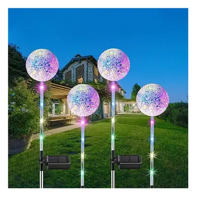 Amzxart Solar Lights Outdoor Garden, Pack Dandelion Solar