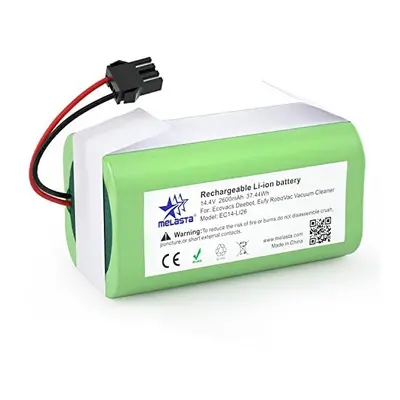 14.4V 2600mAh Replacement Battery for Ecovacs Deebot N79 N79S DN622 Li-Ion Battery Compatible wi