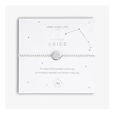 A LITTLE ARIES March 21st to April 19th Silver Bracelet