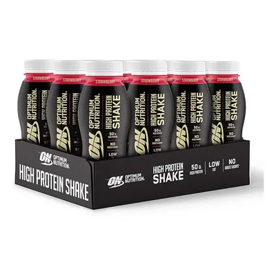 Optimum Nutrition High Protein Shake Bottles Ready to Drink Healthy Snacks No Added sugars Low F