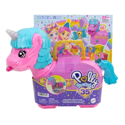 Polly Pocket 35th Anniversary Unicorn Partyland Playset