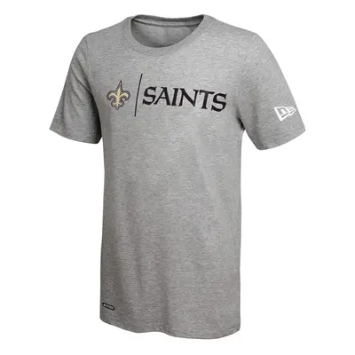 New Era NFL Men's Gametime Dri-Tek Short Sleeve Tee,New Orleans Saints Small