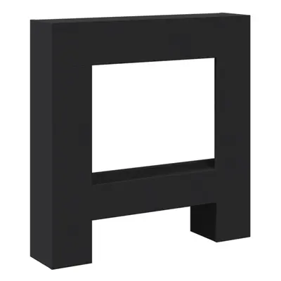 (black) vidaXL Fireplace Surround Fire Surround Fire Place Old Wood Engineered Wood