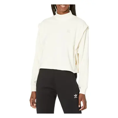 adidas Originals Womens Adicolor Clean Classics Half Zip Sweatshirt NonDyed Medium