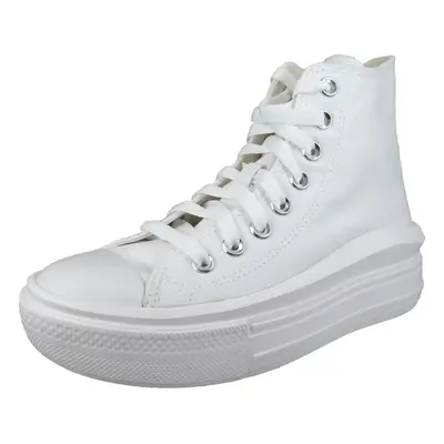 Converse Chuck Taylor All Star Move Platform Hi White/Natural Ivory/Bl