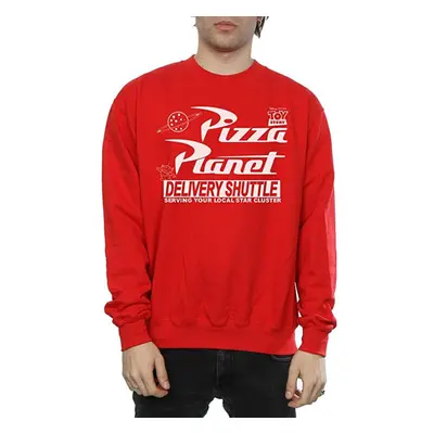 (3XL, Red) Toy Story Mens Pizza Planet Logo Sweatshirt