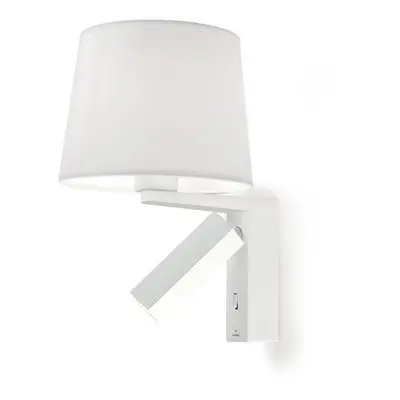 Leds-C4 GROK - Light Indoor Wall Light White with Reading, E27