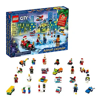 LEGO City Advent Calendar Building Kit; Includes City Play Mat; Best Christmas Toys for Kids; Ne