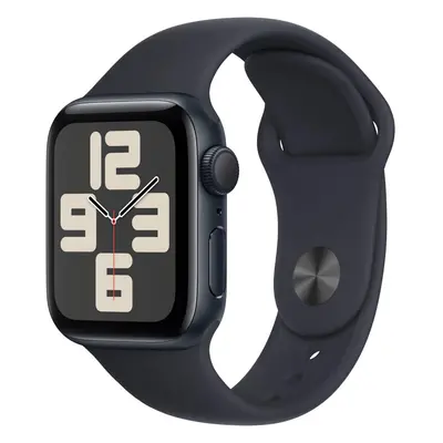 Apple Watch SE 40mm GPS (MXE73, Midnight Aluminium Midnight Sport Band, S/M)