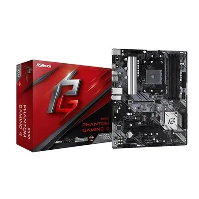 Asrock B550 PHANTOM GAMING Amd Socket Am4 Atx Hdmi M.2 Usb 3.2 Gen1 Mothe B550 PHANTOM GAMING