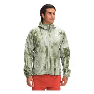 THE NORTH FACE Men's Printed Flyweight Hoodie Tea Green Granitic Rock