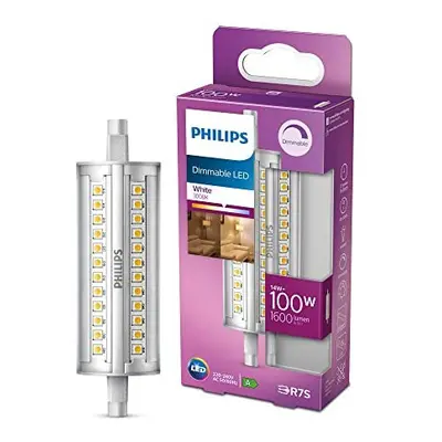 Philips LED Classic Dimmable Light Spot [R7S] 14W - 100W Equivalent, White (3000K)